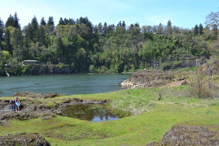 Elk Rock Island has many natural features of interest